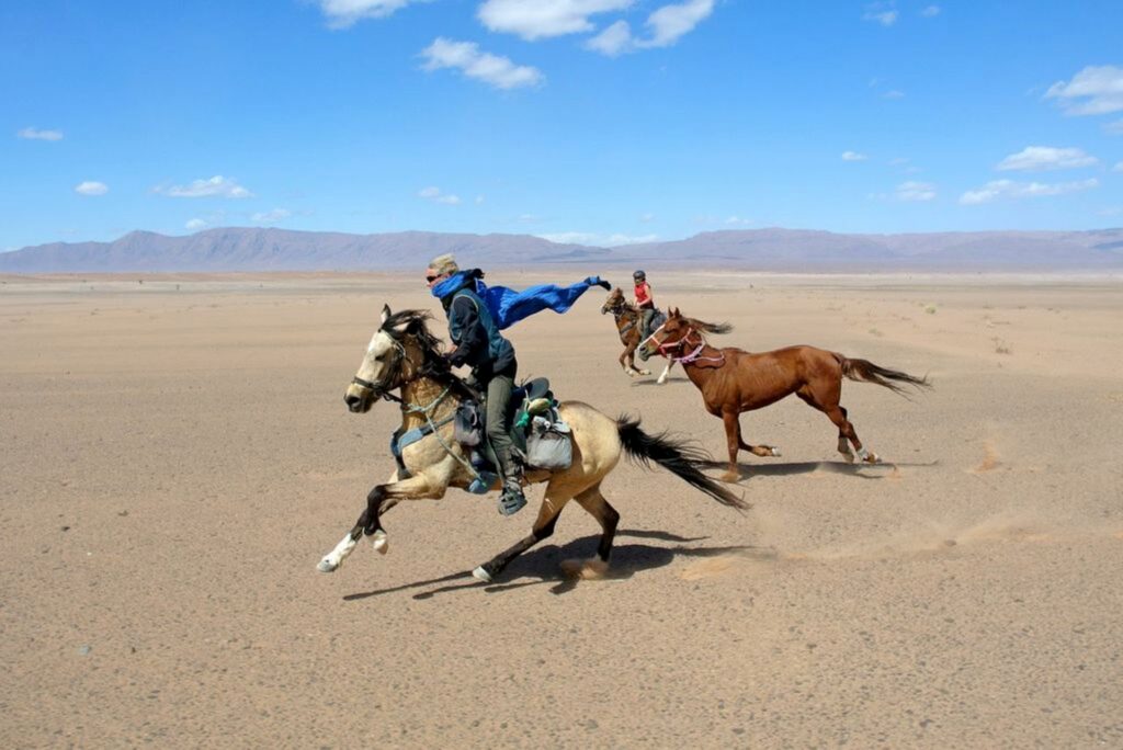 Cheval au Sahara et aux oasis sacrées